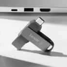 Lexar JumpDrive D400 256 gb Powerful Dual USB_Flash Drive AirPath