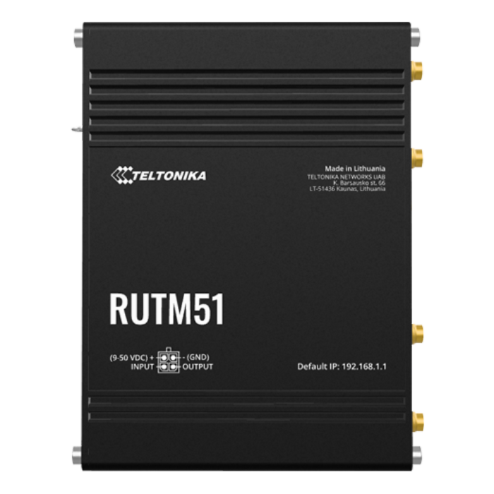Teltonika RUTM51: Industrial 5G Dual-SIM Router | AirPath Teltonika RUTM51: Industrial 5G Dual-SIM Router | AirPath