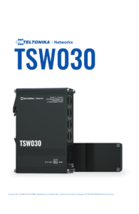 Teltonika TSW030 Compact 8-Port Industrial Ethernet Switch