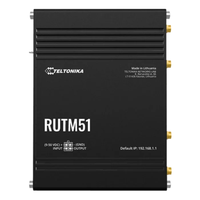 Teltonika RUTM51 Industrial 5G Dual-SIM Router AirPa