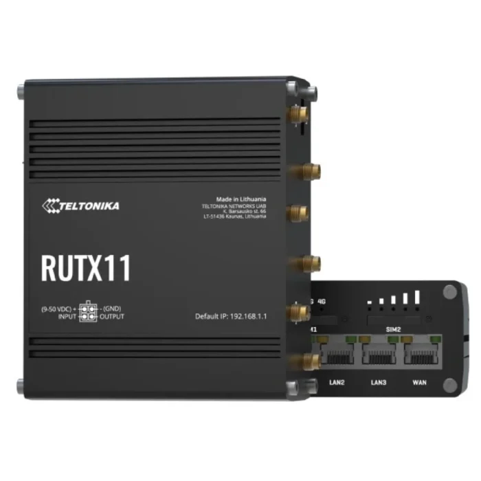 Teltonika RUTX11: Reliable 4G LTE Cat 6 Router | AirPath Teltonika RUTX11: Reliable 4G LTE Cat 6 Router | AirPath