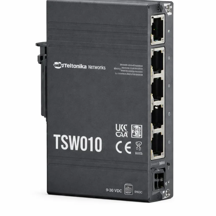 Teltonika TSW010: Reliable 5-Port Ethernet Switch | AirPath