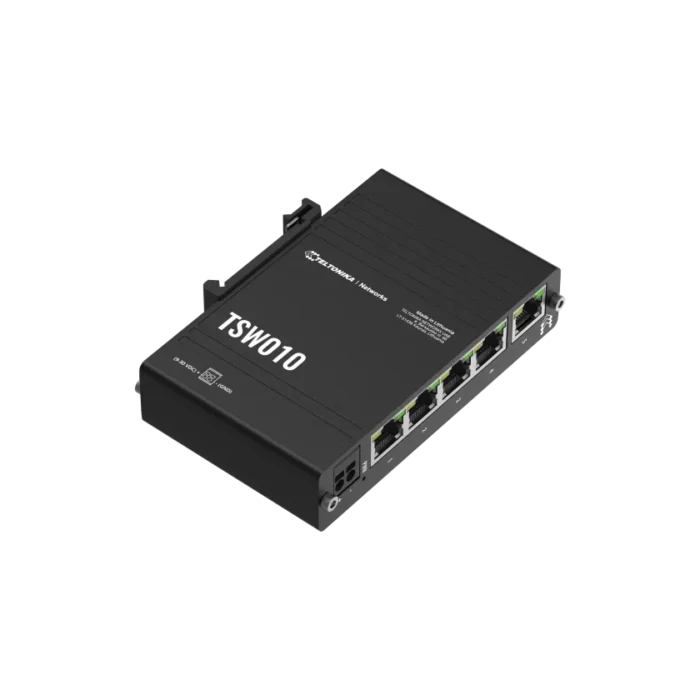 Teltonika TSW010: Reliable 5-Port Ethernet Switch | AirPath