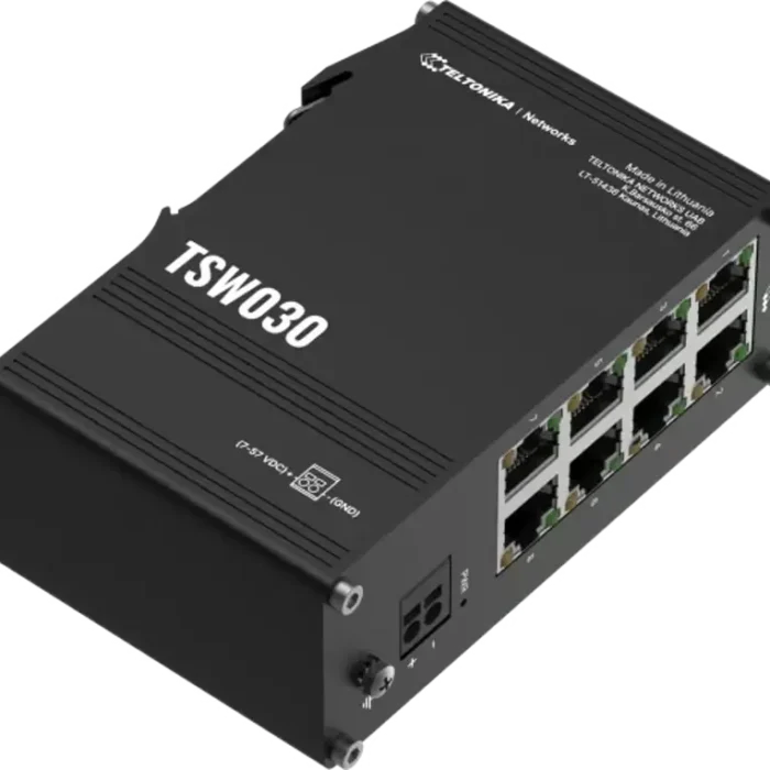 Teltonika TSW030: Reliable 8-Port Ethernet Switch | AirPath Teltonika TSW030: Reliable 8-Port Ethernet Switch | AirPath
