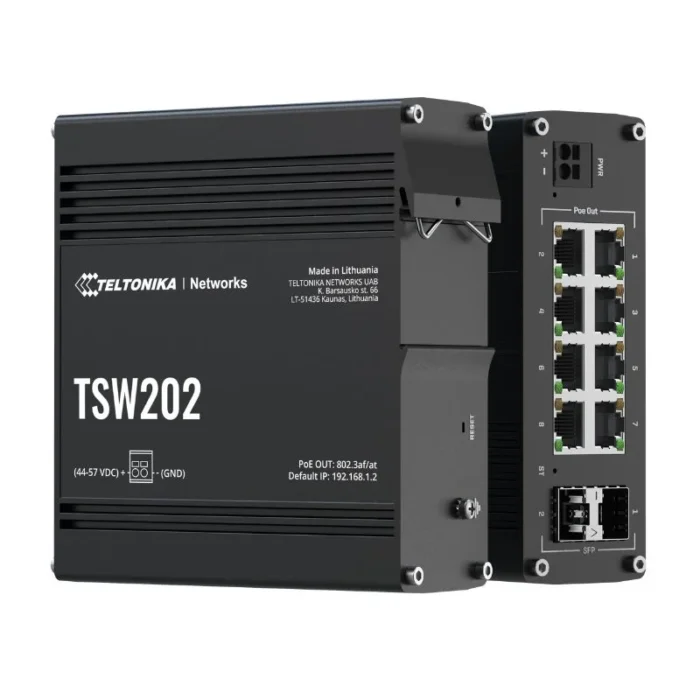Teltonika TSW202: Powerful Managed Gigabit PoE+ Switch | AirPath Teltonika TSW202: Powerful Managed Gigabit PoE+ Switch | AirPath