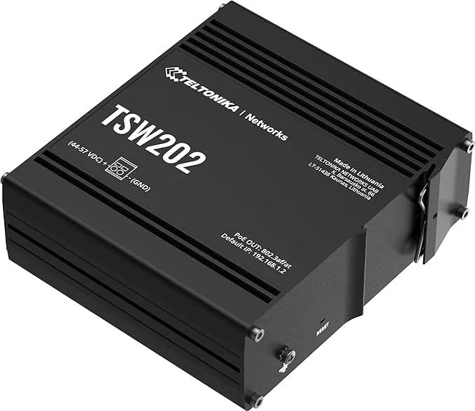 Teltonika TSW202: Powerful Managed Gigabit PoE+ Switch | AirPath Teltonika TSW202: Powerful Managed Gigabit PoE+ Switch | AirPath