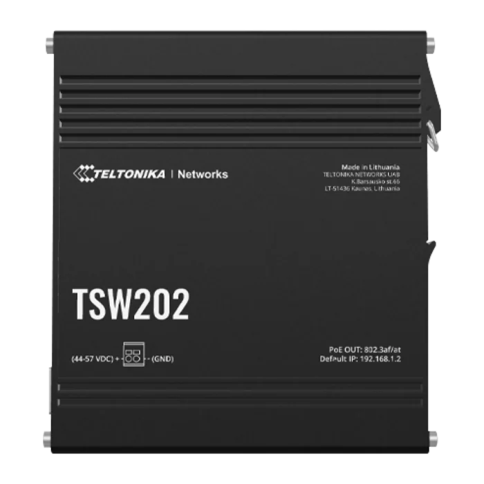 Teltonika TSW202: Powerful Managed Gigabit PoE+ Switch | AirPath Teltonika TSW202: Powerful Managed Gigabit PoE+ Switch | AirPath