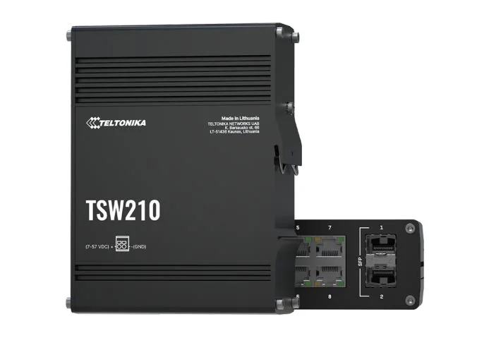 Teltonika TSW210: Reliable Gigabit Switch with SFP | AirPath Teltonika TSW210: Reliable Gigabit Switch with SFP | AirPath