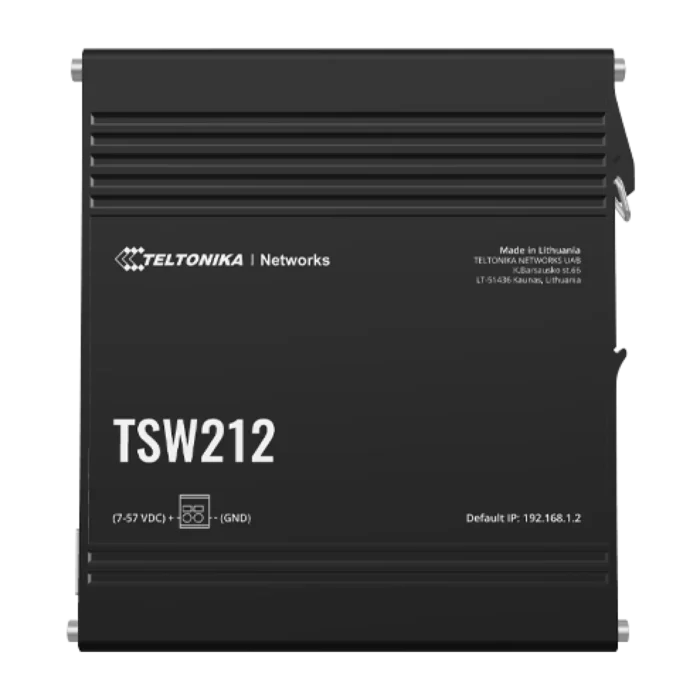 Teltonika TSW212: Powerful Managed Gigabit Switch | AirPath Teltonika TSW212: Powerful Managed Gigabit Switch | AirPath