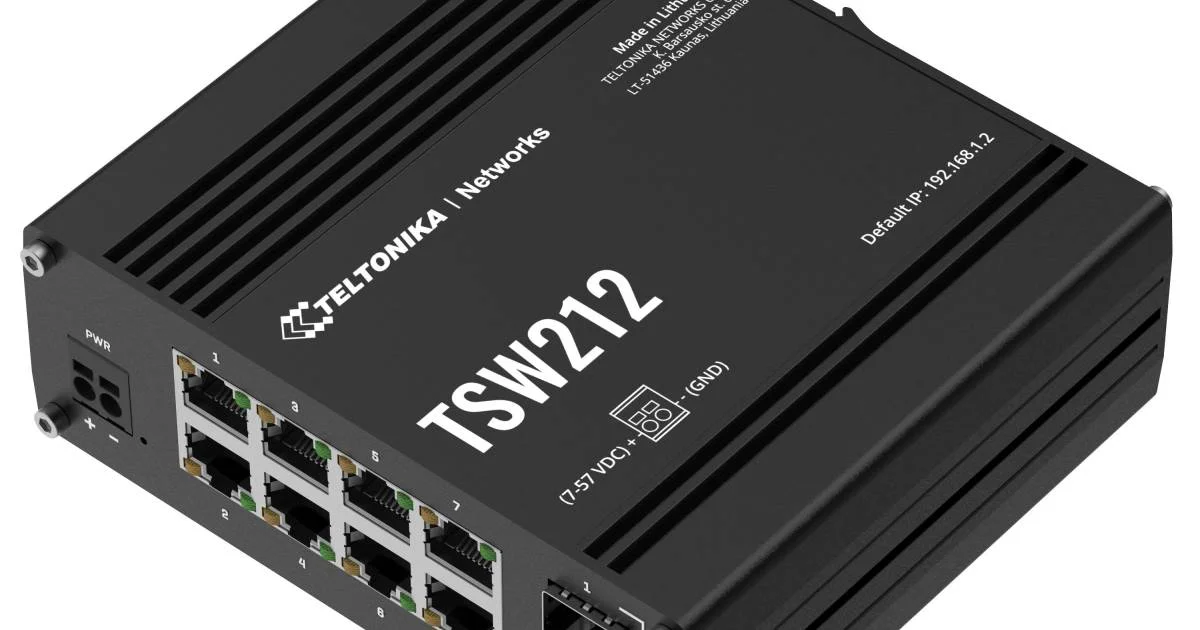Teltonika TSW212: Powerful Managed Gigabit Switch | AirPath Teltonika TSW212: Powerful Managed Gigabit Switch | AirPath