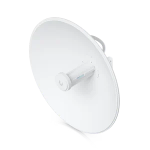 Ubiquiti PBE-5AC-500 PowerBeam outdoor 5 GHz wireless bridge with integrated directional dish antenna