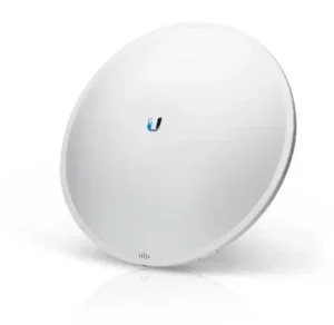 Ubiquiti PBE-5AC-500 PowerBeam outdoor 5 GHz wireless bridge with integrated directional dish antenna